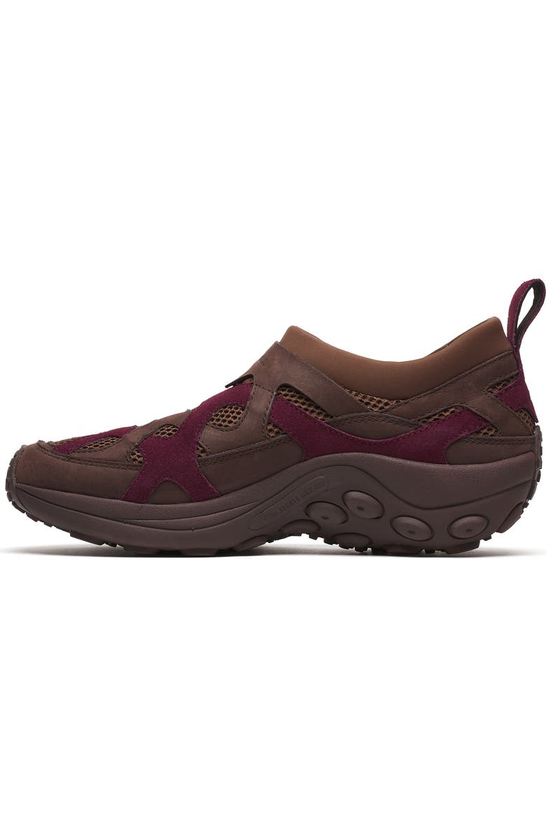 Merrell Jungle Moc Evo Vent Slip-On Sneaker, Alternate, color, Dark Cherry/ Coffee