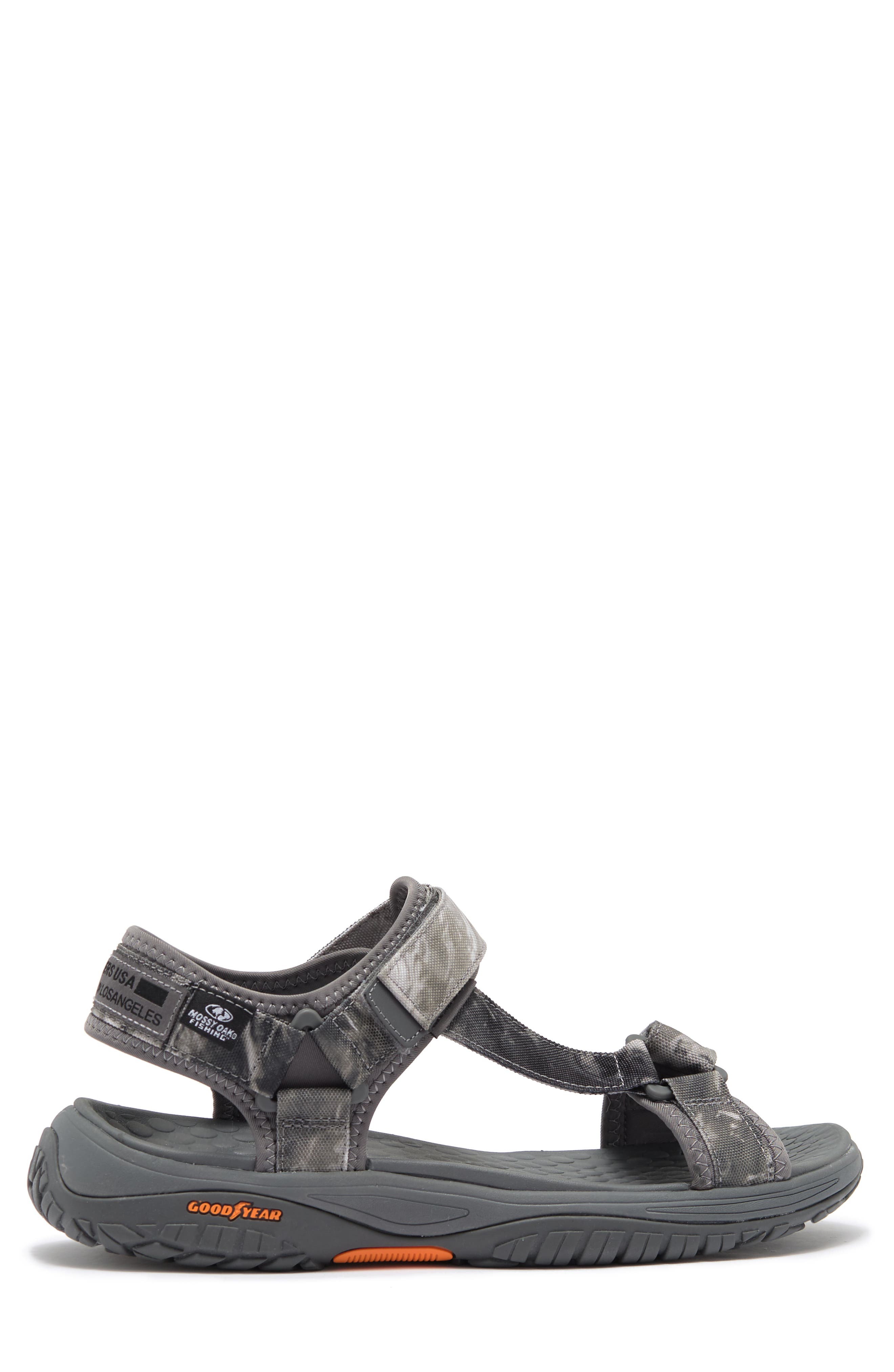 Lomell Rip Tide Open Toe Sandal, Alternate, color, GREY