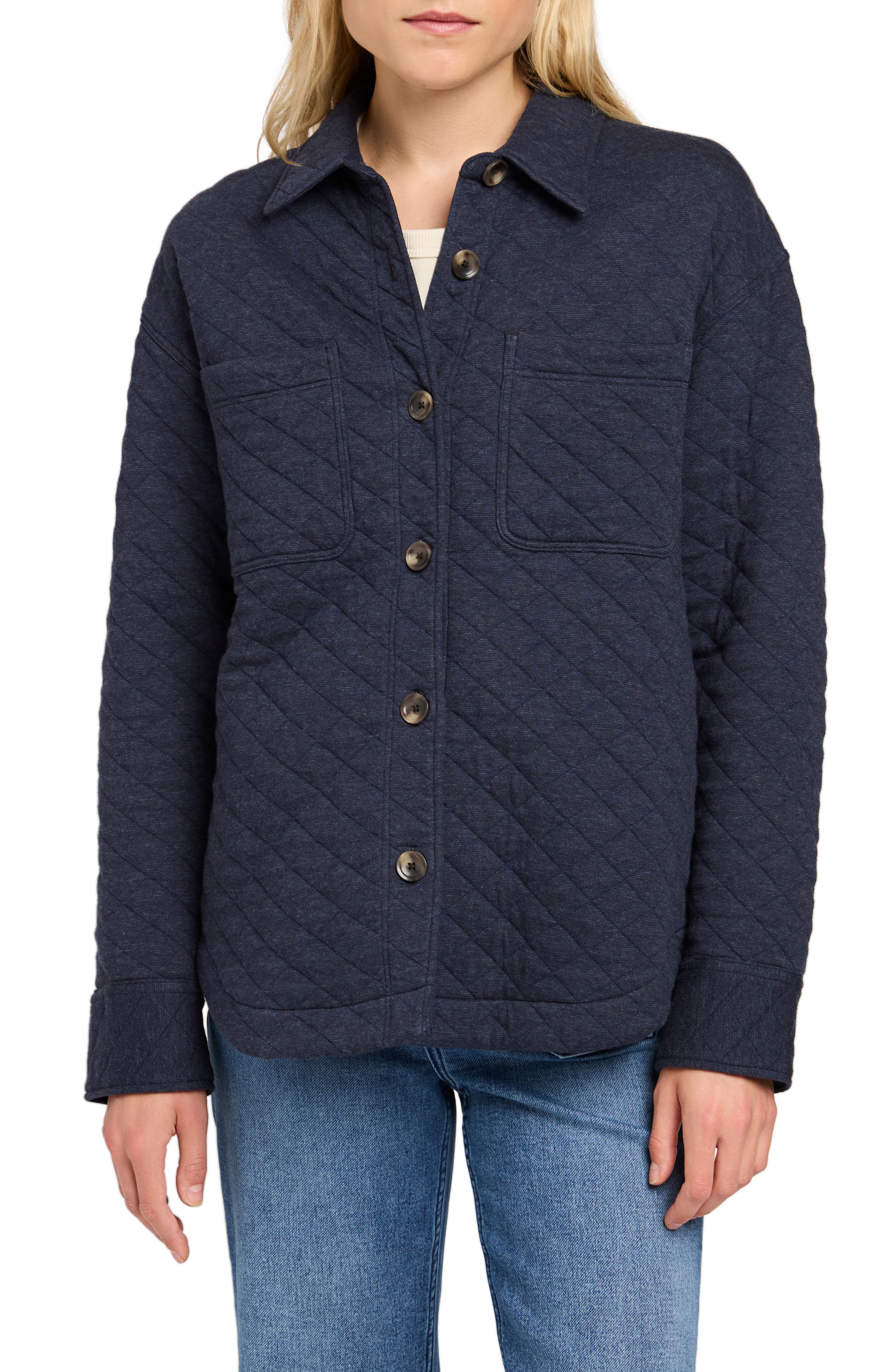 Faherty Epic Quilted Shirt Jacket