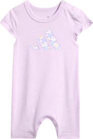 adidas Graphic Print Cap Sleeve Romper