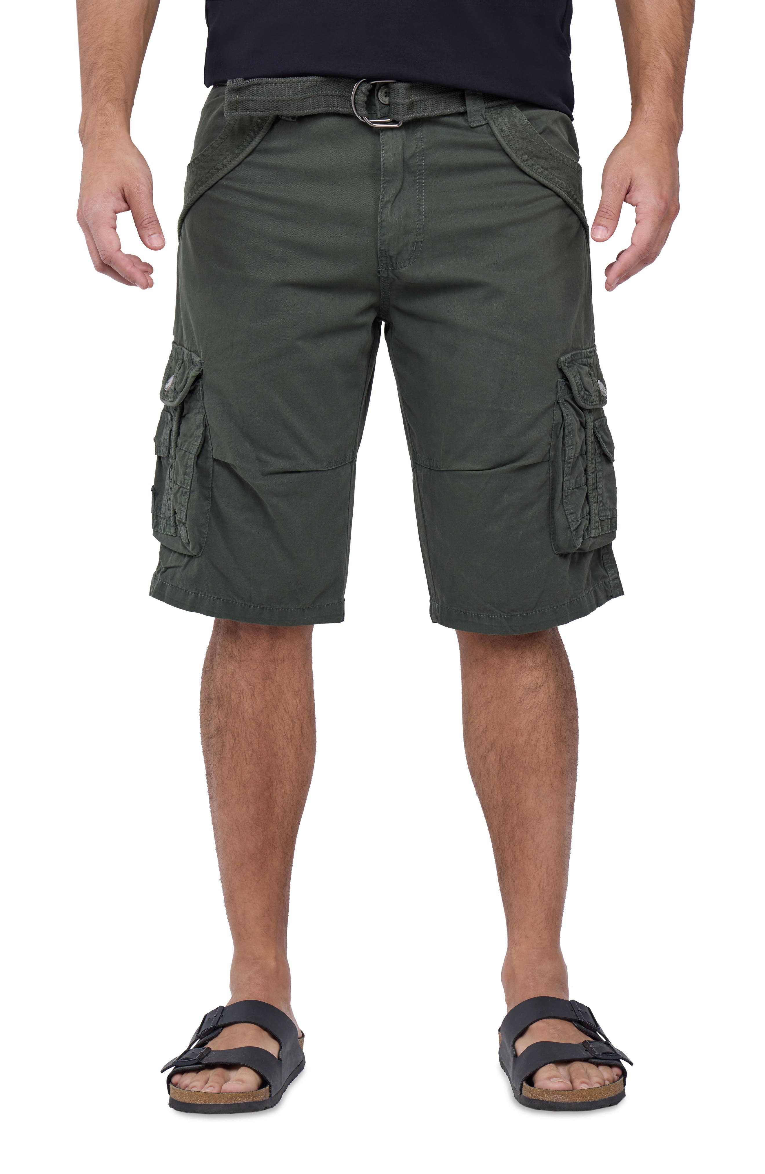 Belted Bermuda Cargo Shorts - image 5