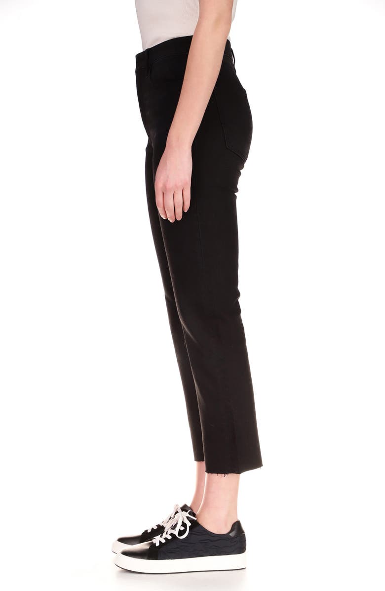 Sanctuary Good Vibes High Waist Raw Hem Ankle Straight Leg Jeans, Alternate, color, Morning