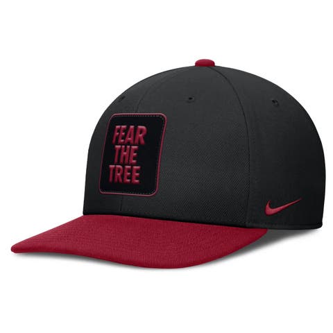 Men's Nike Black/Cardinal Stanford Cardinal 2025 Sideline Campus Pro Local Snapback Hat