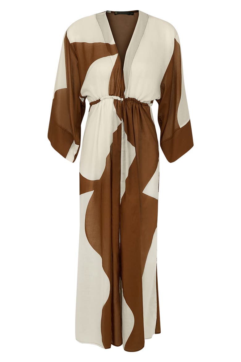 Balance Yumi Long Sleeve Cover-Up, Alternate, color, MULTI