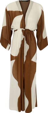 ViX Paula Hermanny Balance Yumi Long Sleeve Cover-Up
