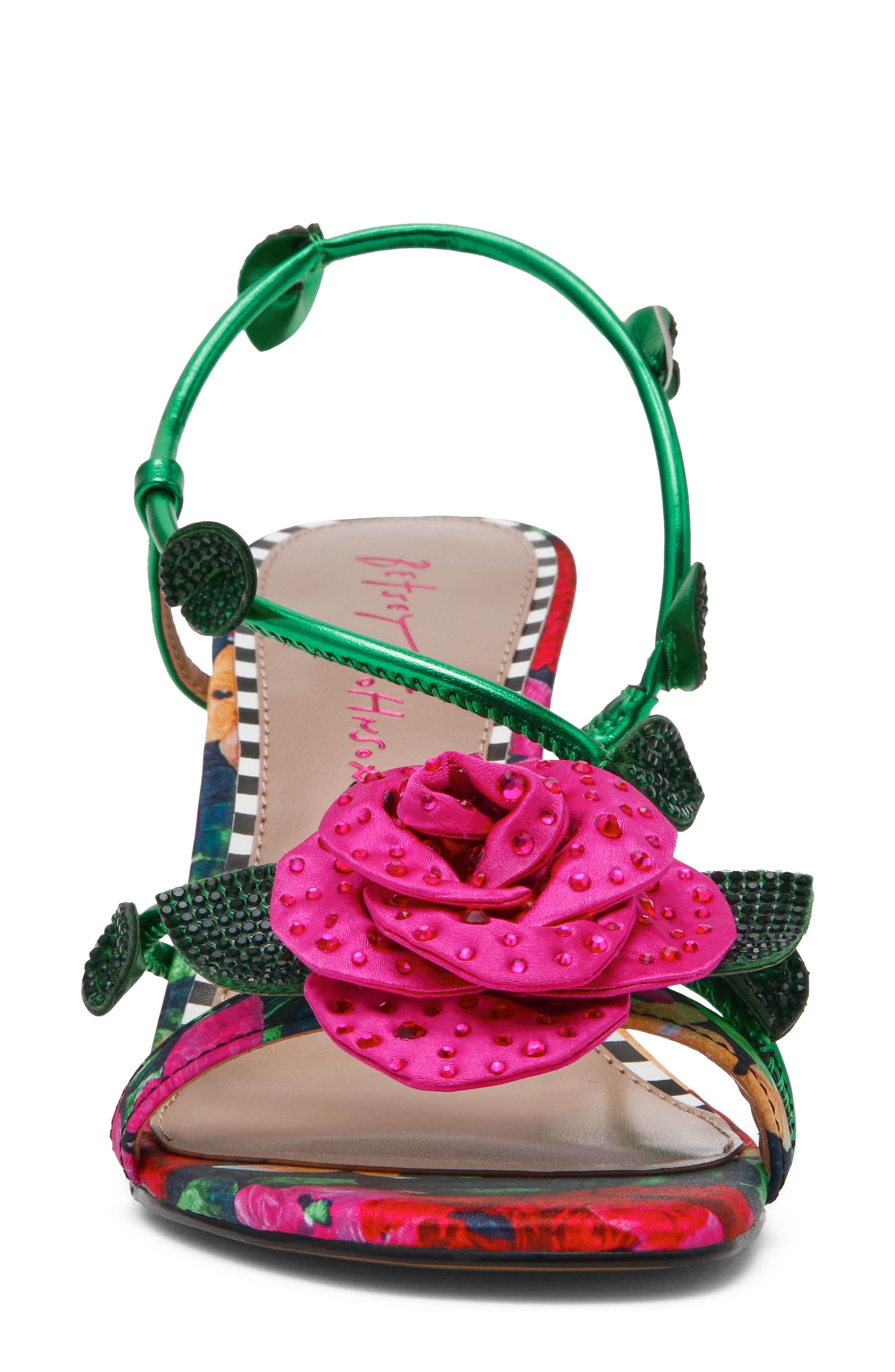 Evelyn Sandal, Alternate, color, FLORAL MULTI