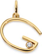 Monica Vinader Lab Grown Diamond Initial Pendant (Online Trunk Show)