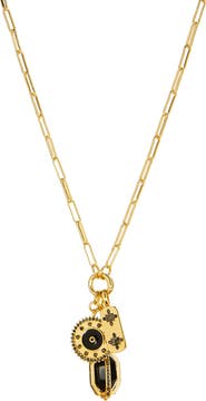 MARLYN SCHIFF Vivan Pendant Long Necklace