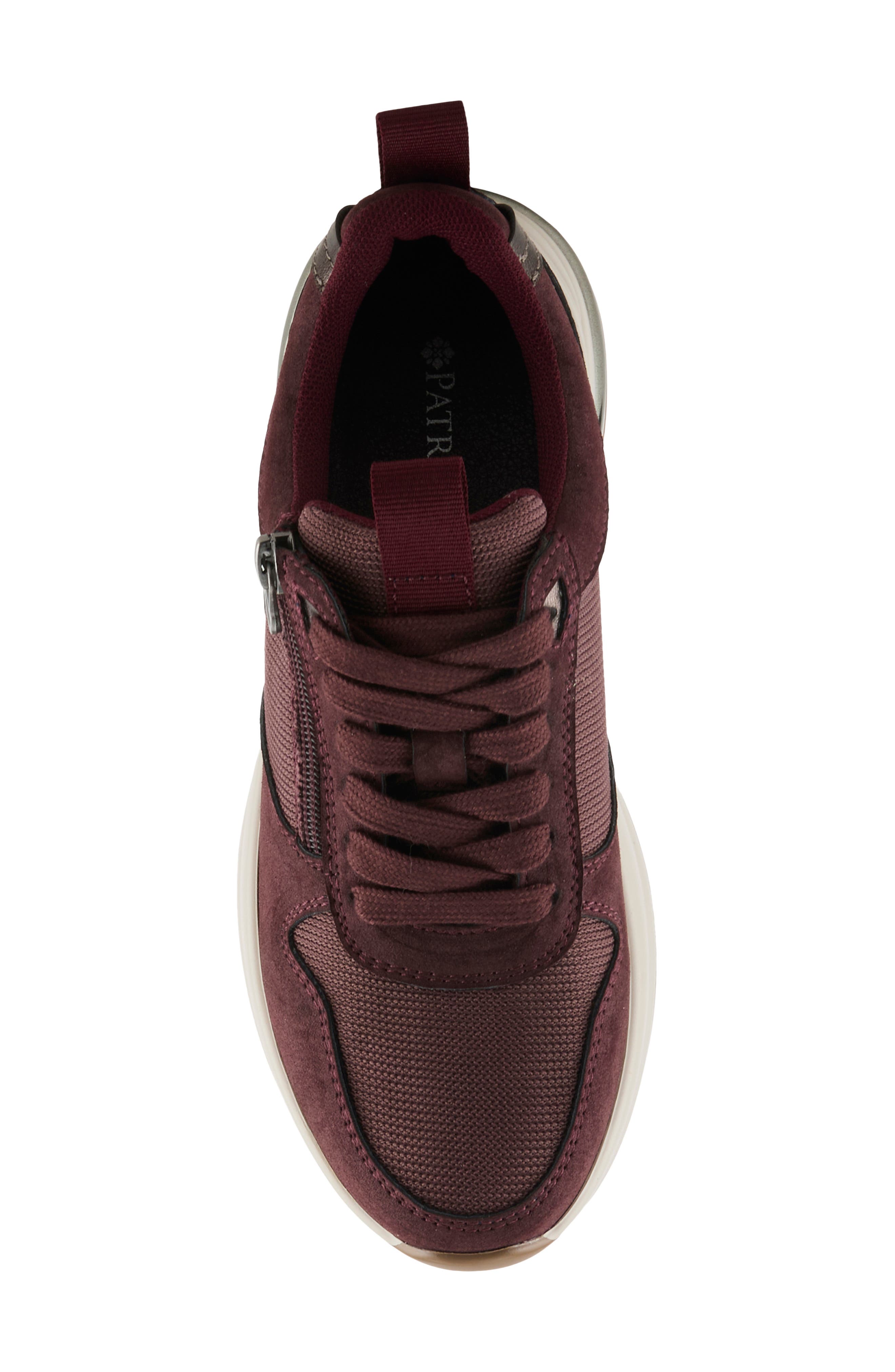 Ursa Platform Sneaker, Alternate, color, BORDEAUX
