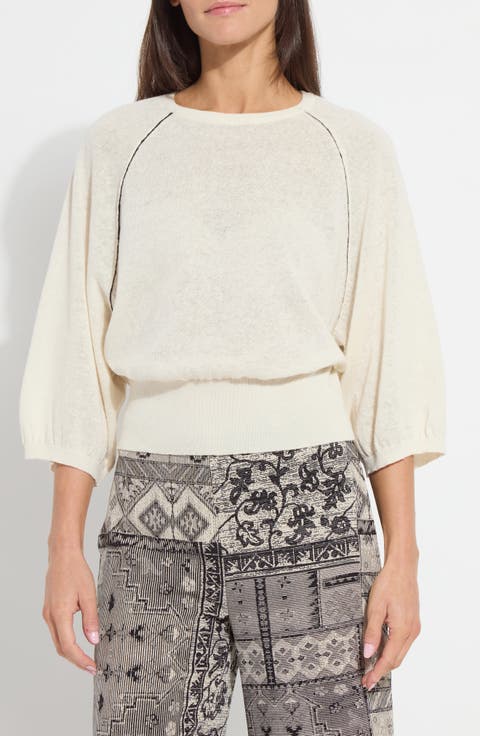 Anabela Linen Blend Sweater