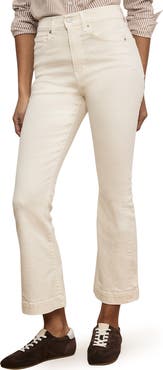 Veronica Beard Carson High Waist Flare Ankle Jeans