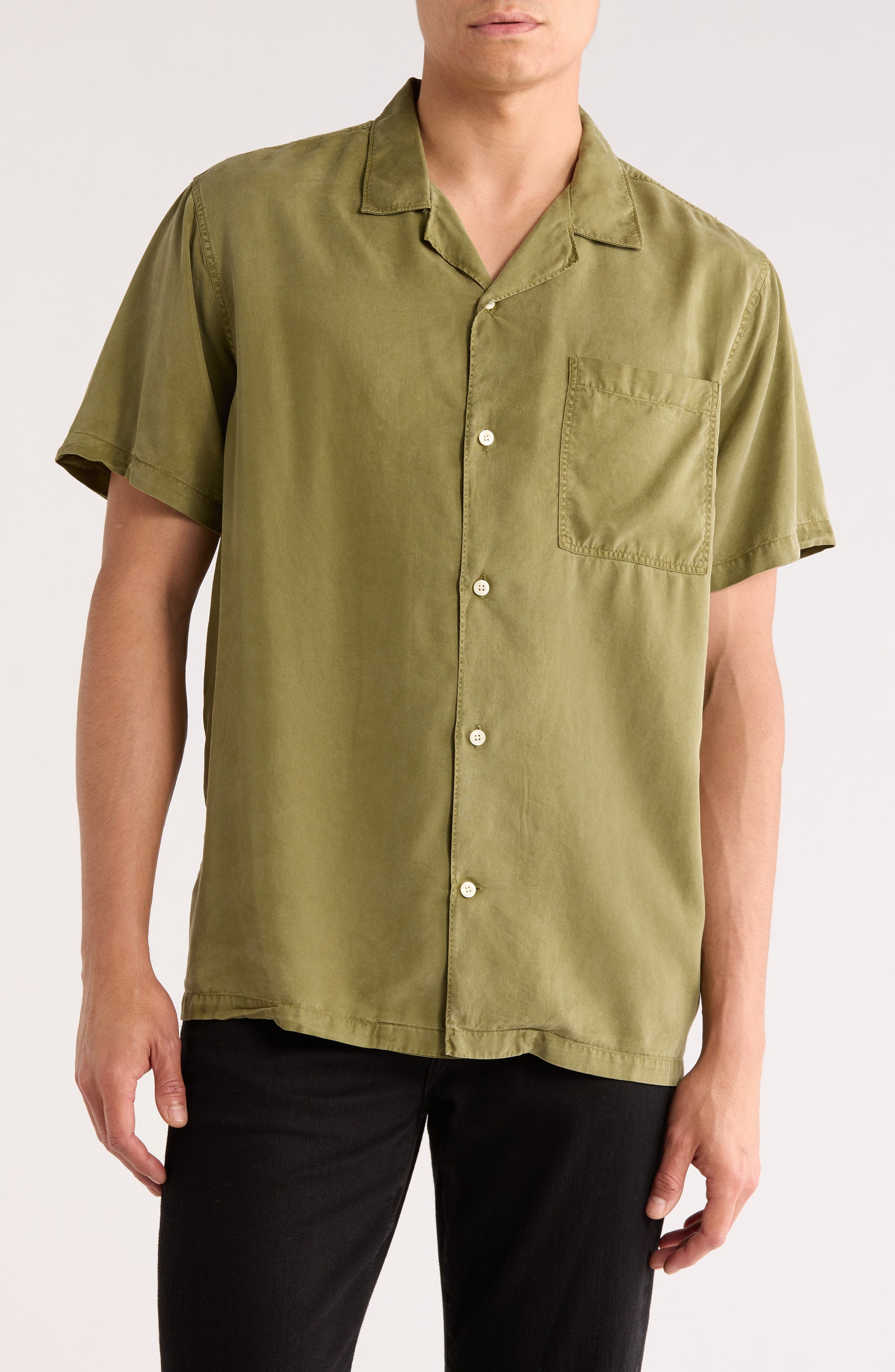 Barbour Archer Relaxed Cotton Seersucker Camp Shirt