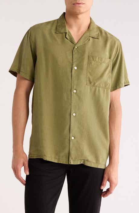 Barbour Archer Relaxed Cotton Seersucker Camp Shirt