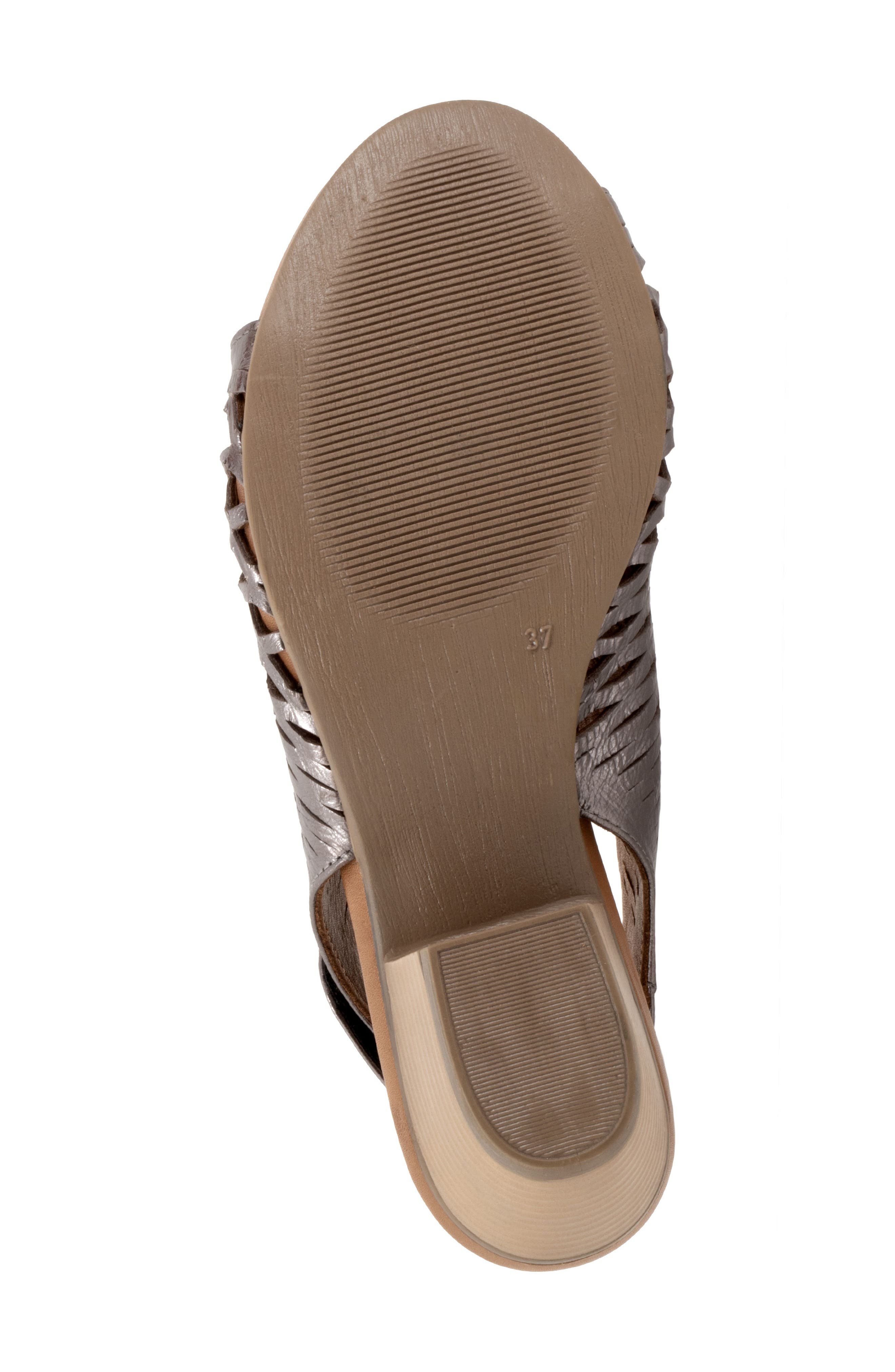 Bueno Lacey Slingback Sandal, Alternate, color, Pewter Metallic