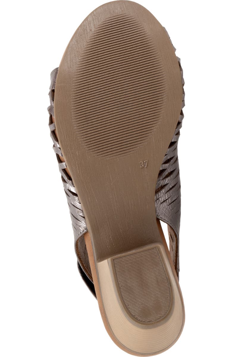 Bueno Lacey Slingback Sandal, Alternate, color, Pewter Metallic