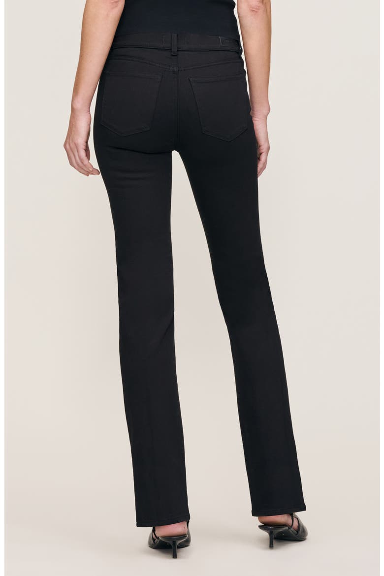 Mara Instasculpt™ Straight Mid Rise Jeans, Alternate, color, BLACK