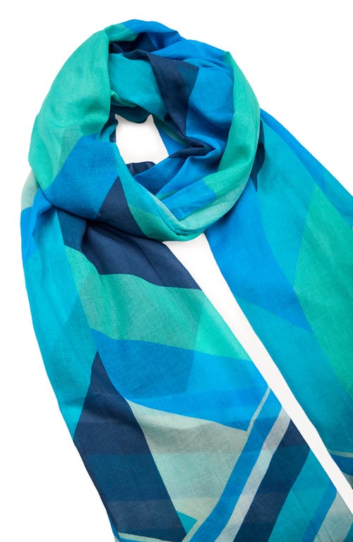 Saachi Geo Print Cotton Scarf