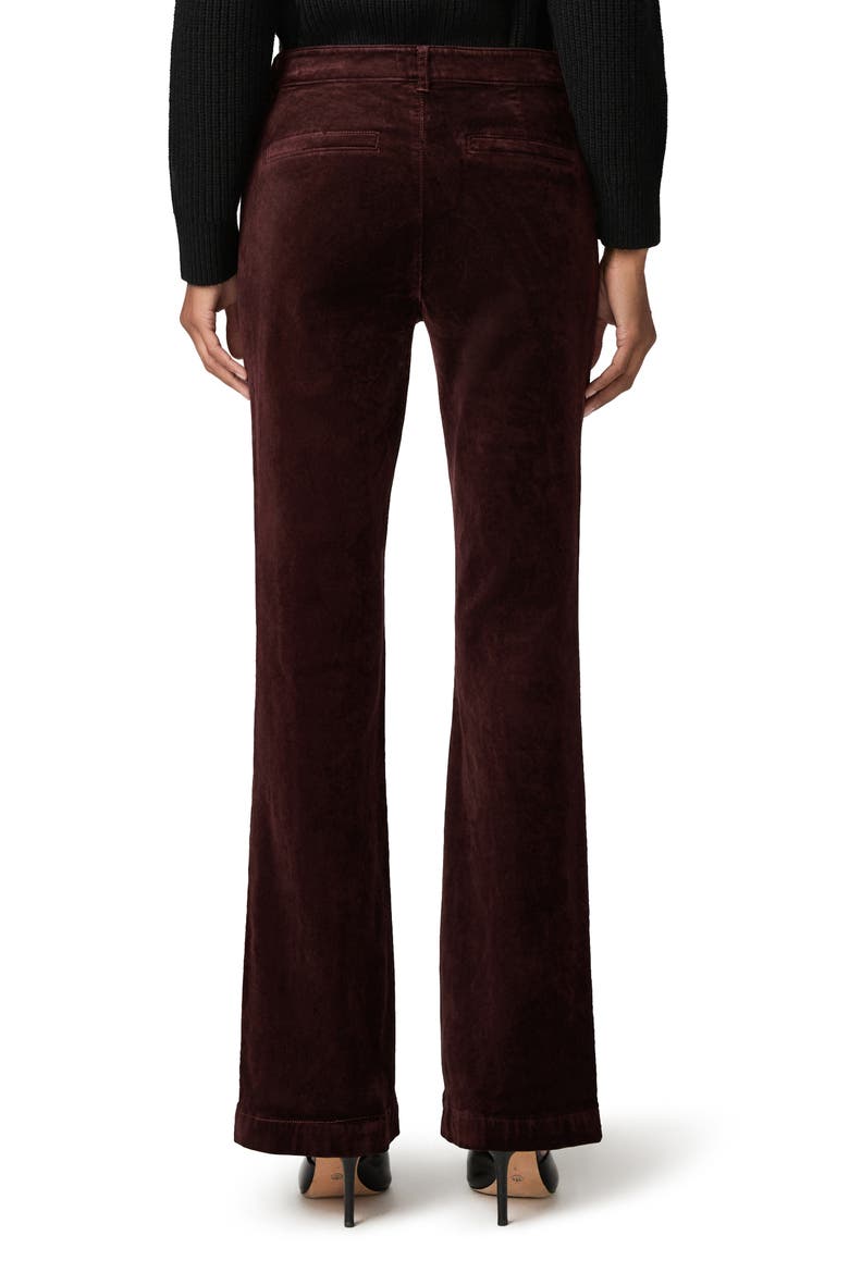 Laurel Canyon High Waist Flare Leg Jeans, Alternate, color, BURGUNDY