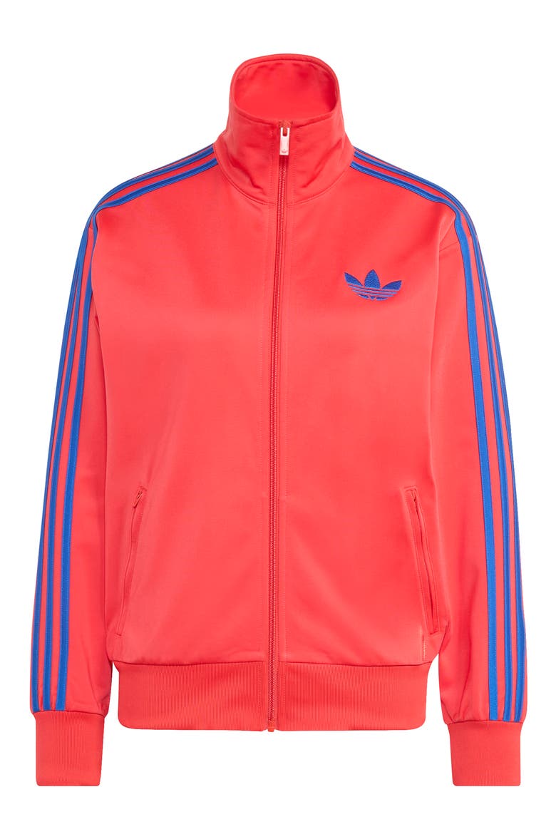 Firebird Loose Fit Recycled Polyester Track Jacket, Alternate, color, SEMI LUCID RED/BLUE