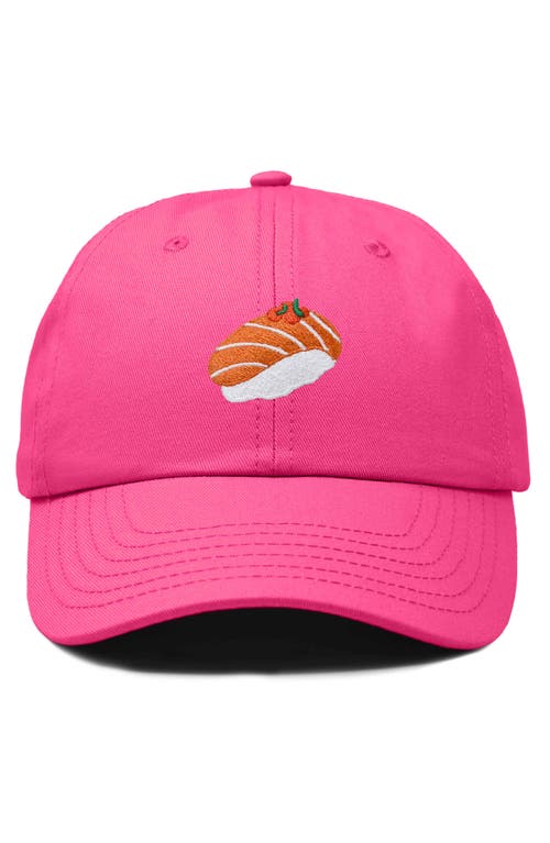 DALIX DALIX SALMON SUSHI EMBROIDERED DAD CAP