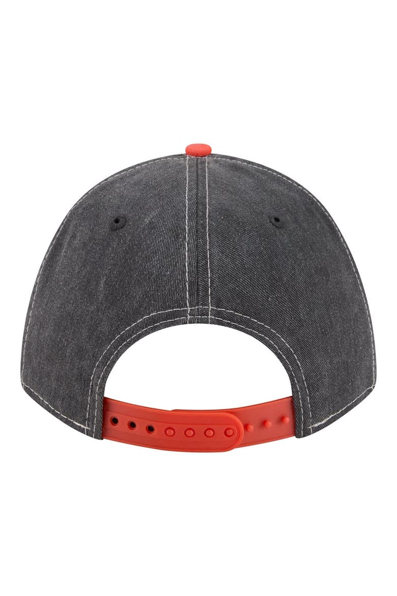 Men's New Era  Black/Orange Baltimore Orioles Felt M-Crown 9FORTY Adjustable Hat, Alternate, color, Black