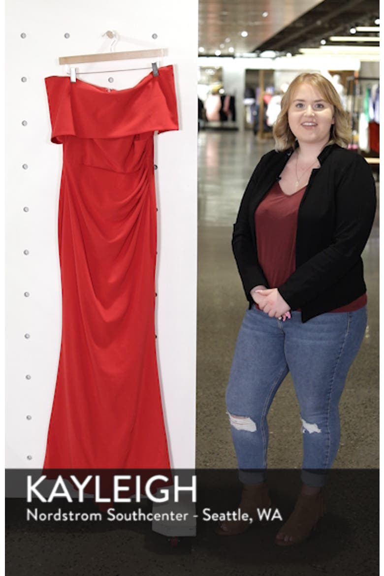 Off the Shoulder Popover Gown video