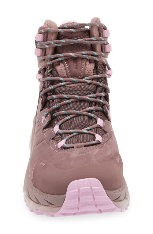 Hoka Kaha 2 Gtx Waterproof Hiking Boot In Smoky Quartz/quartzite