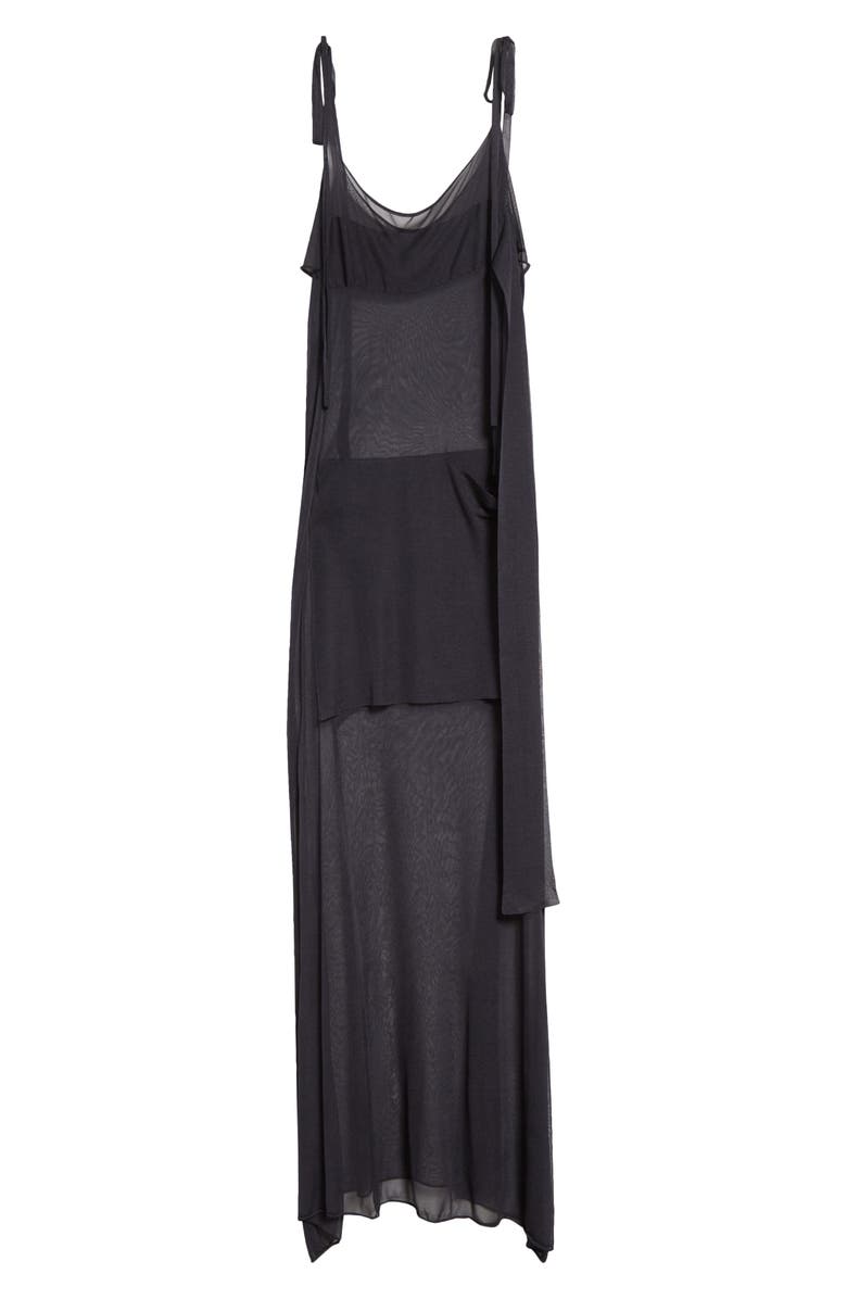 Zanic Paneled Sheer Maxi Dress