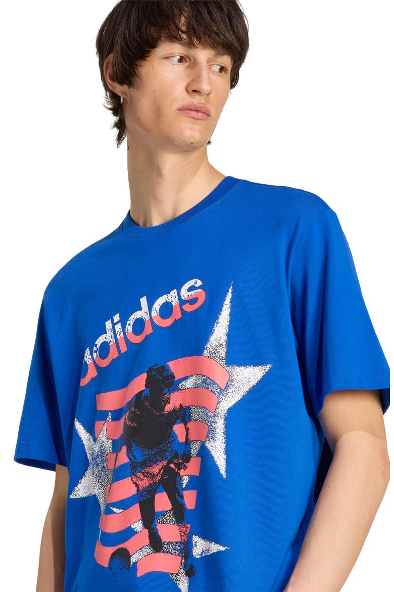 Archive Football Stars Graphic T-Shirt, Alternate, color, POWER BLUE