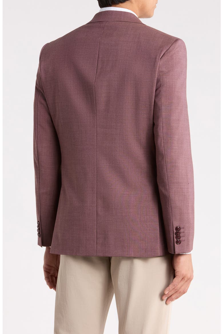Notch Lapel Suit Jacket, Alternate, color, MAUVE