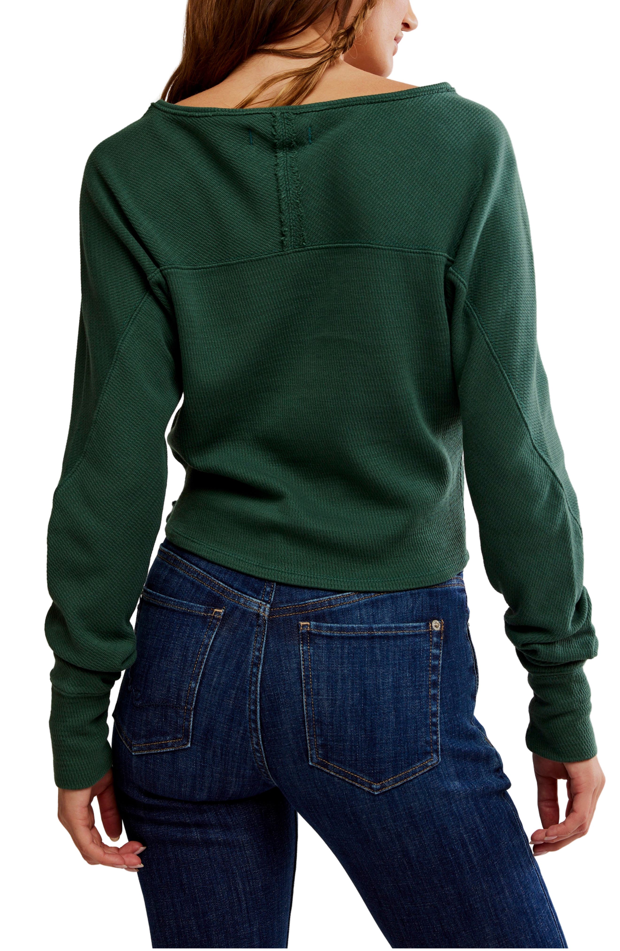 Jess One-Shoulder Thermal Top - image 2