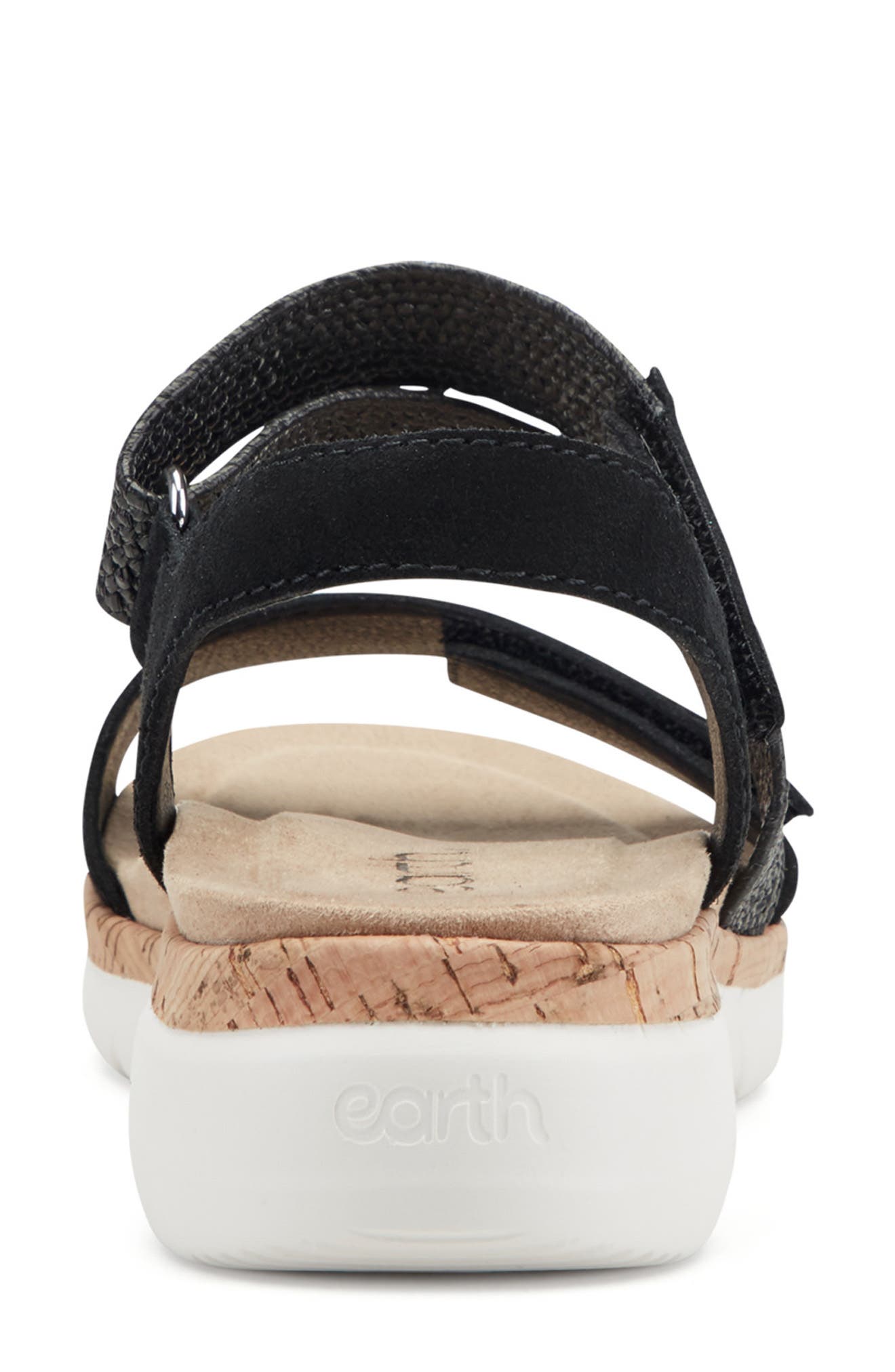 Earth<sup>®</sup> Reston Ankle Strap Platform Sandal, Alternate, color, Black