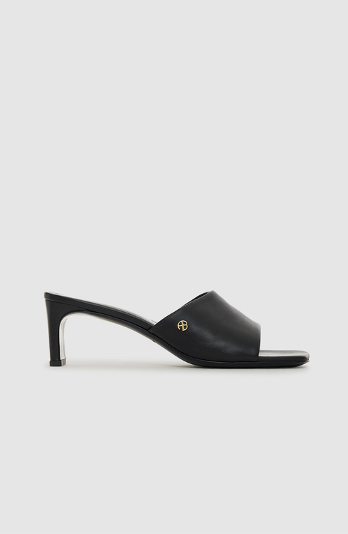 ANINE BING Jayden Mule Sandals in Black at Nordstrom, Size 40