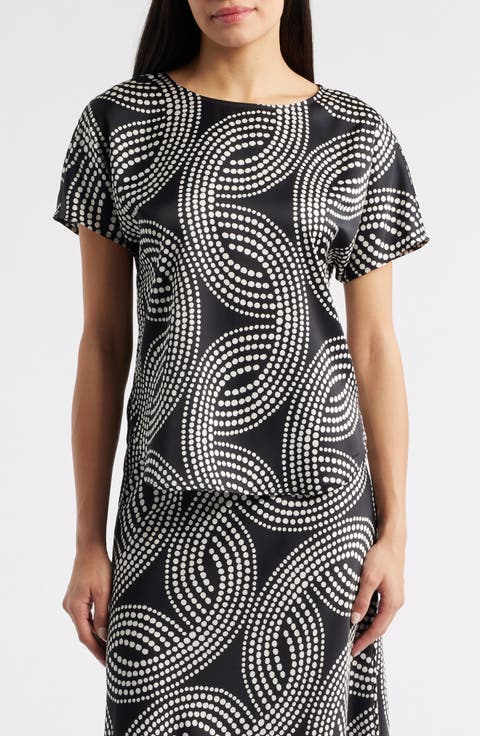 Abstract Print Blouse