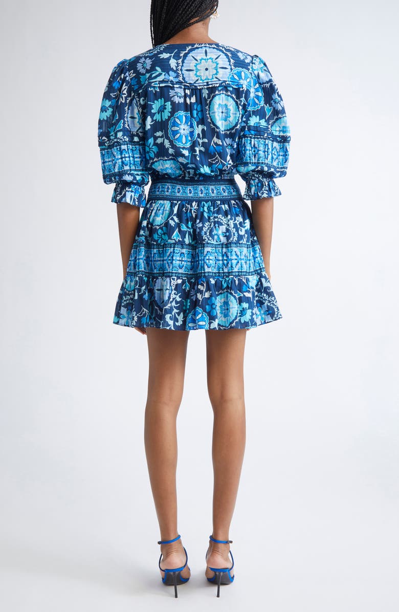 Ramy Brook Barbara Puff Sleeve Mini Sundress, Alternate, color,