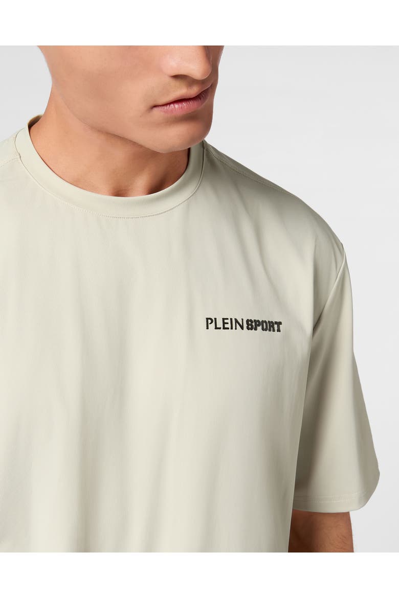 Micro Rib T-Shirt Round Neck Ss Men, Alternate, color, grey