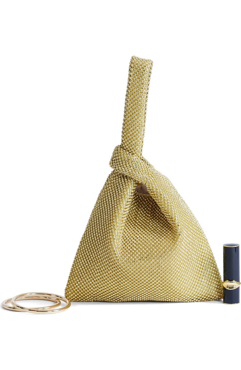 Topshop Gwyn Embellished Bag, Alternate, color,