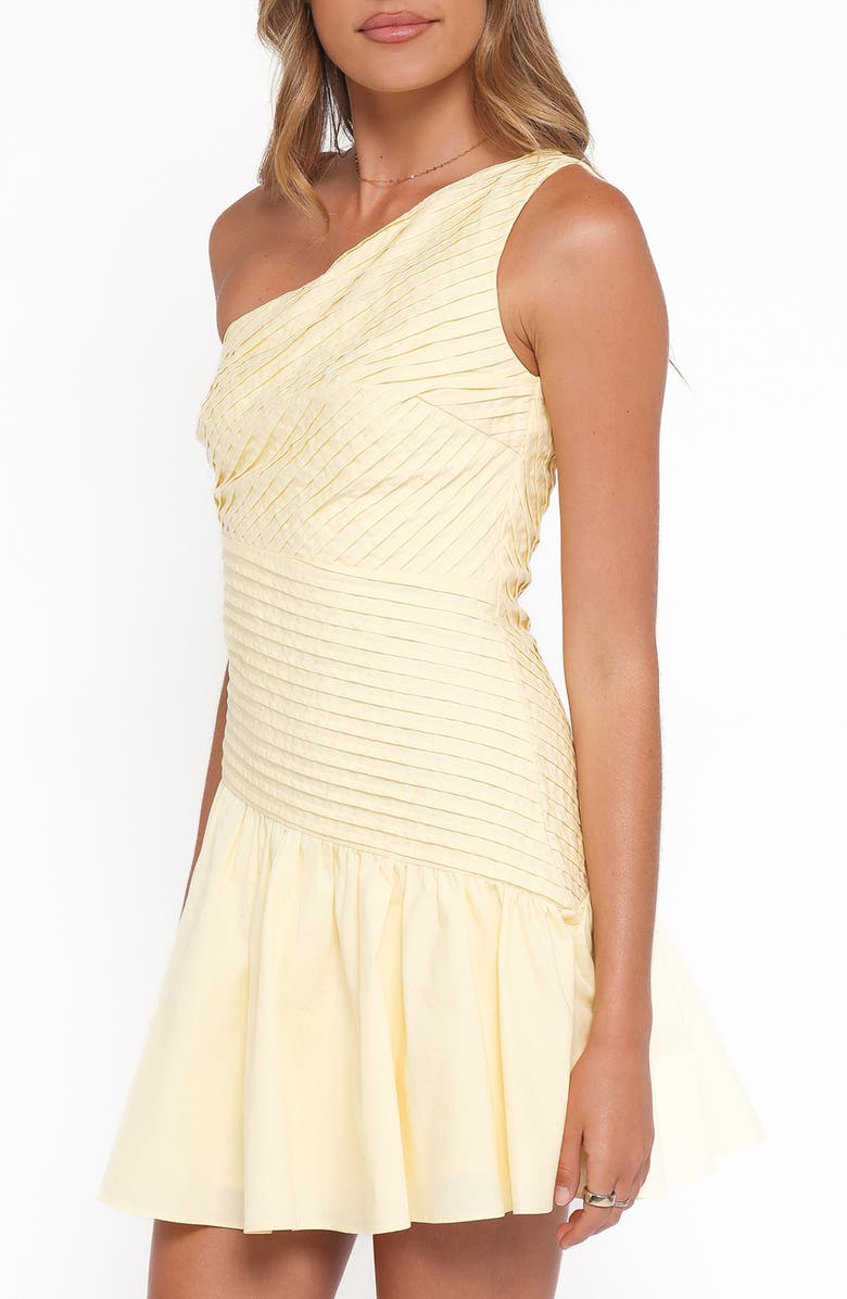 Petal & Pup Elaria Off-Shoulder Minidress, Alternate, color, Butter Yellow