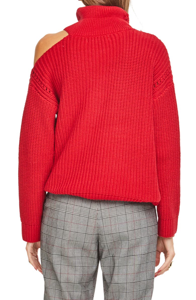 ASTR the Label Sepulveda Sweater, Alternate, color, Cherry Red