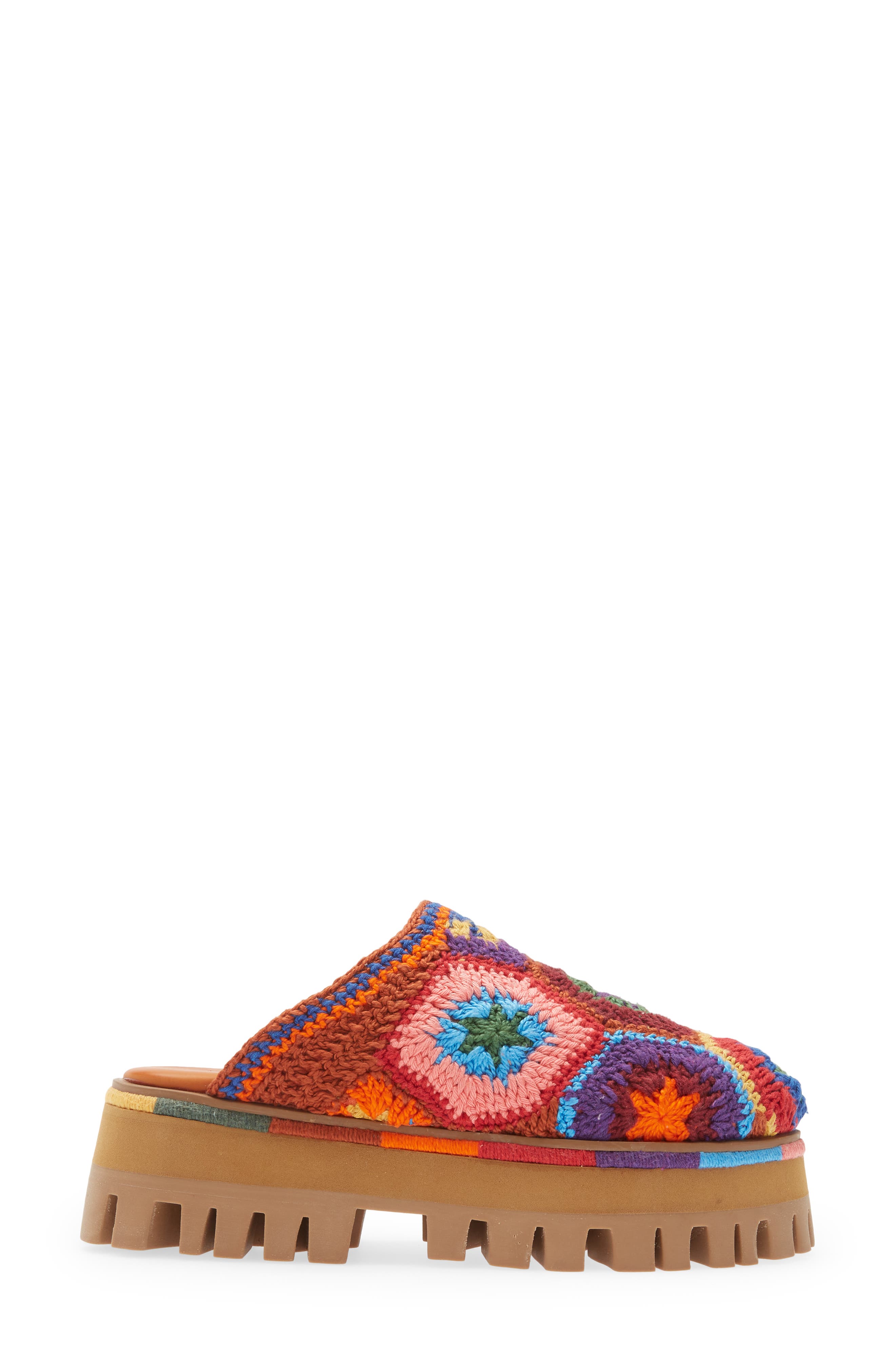 FARM Rio Colorful Crochet Platform Mule, Alternate, color, 