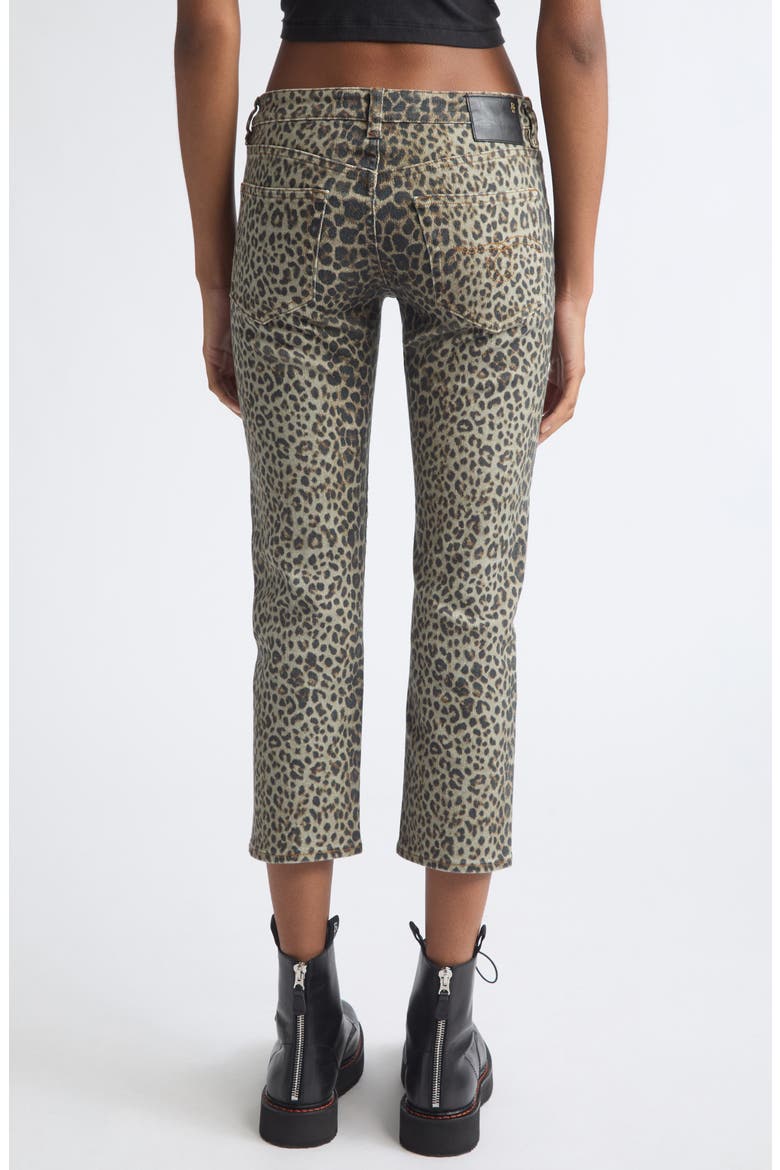 Boy Straight Ankle Jeans, Alternate, color, CLASSIC CHEETAH BROWN