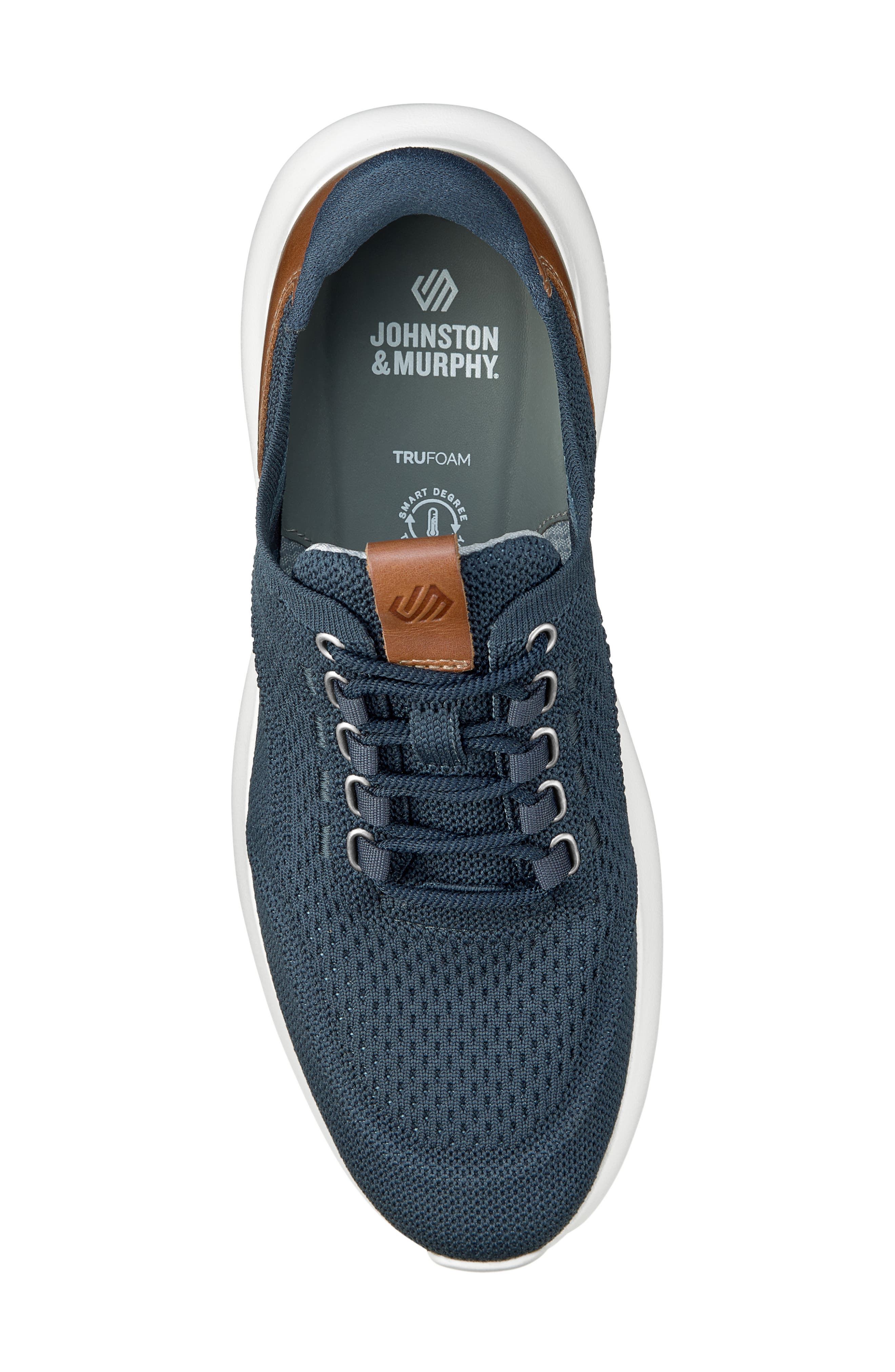 Amherst 2.0 Knit Plain Toe Sneaker - Wide Width Available, Alternate, color, NAVY KNIT WIDE
