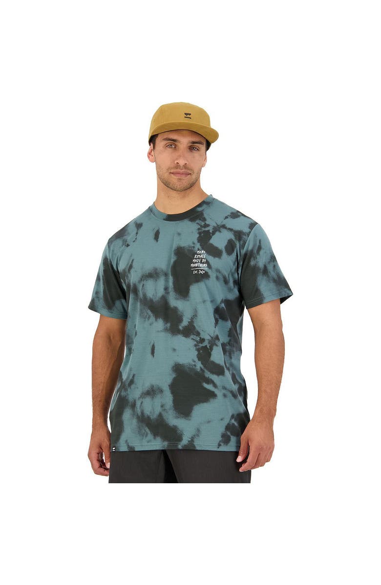 Mons Royale Icon Tie Dyed T-Shirt - Men
s, Main, color, Sage Tie Dye