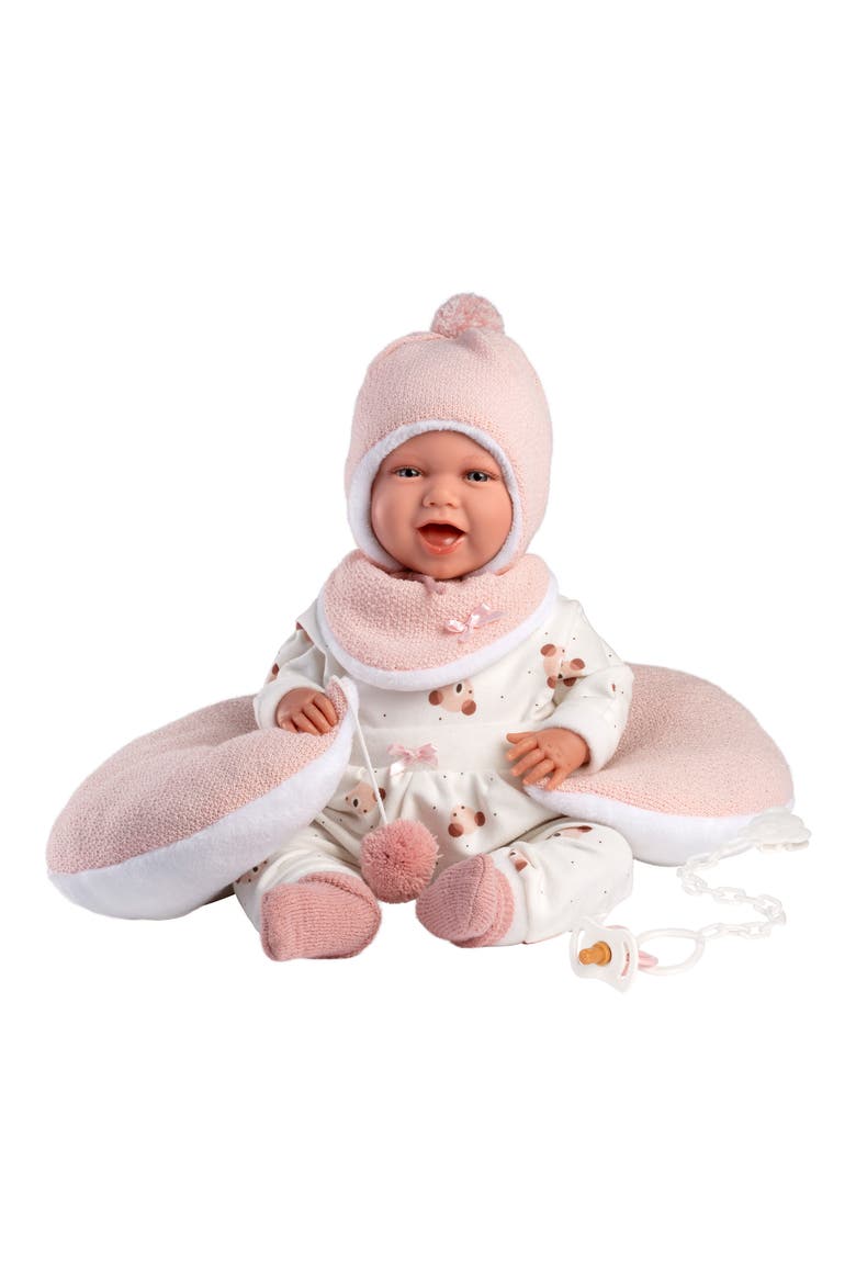 Mackenzie 16.5-Inch Laughing Articulated Newborn Doll, Main, color, MULTI