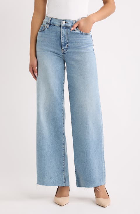Le Slim Palazzo High Waist Wide Leg Jeans