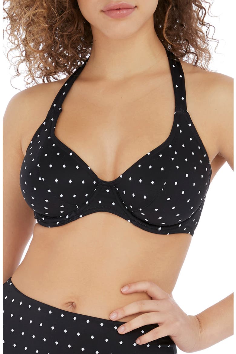 Jewel Cove Underwire Banded Halter Bikini Top video