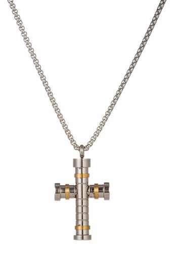 Jordan Cross Pendant Necklace