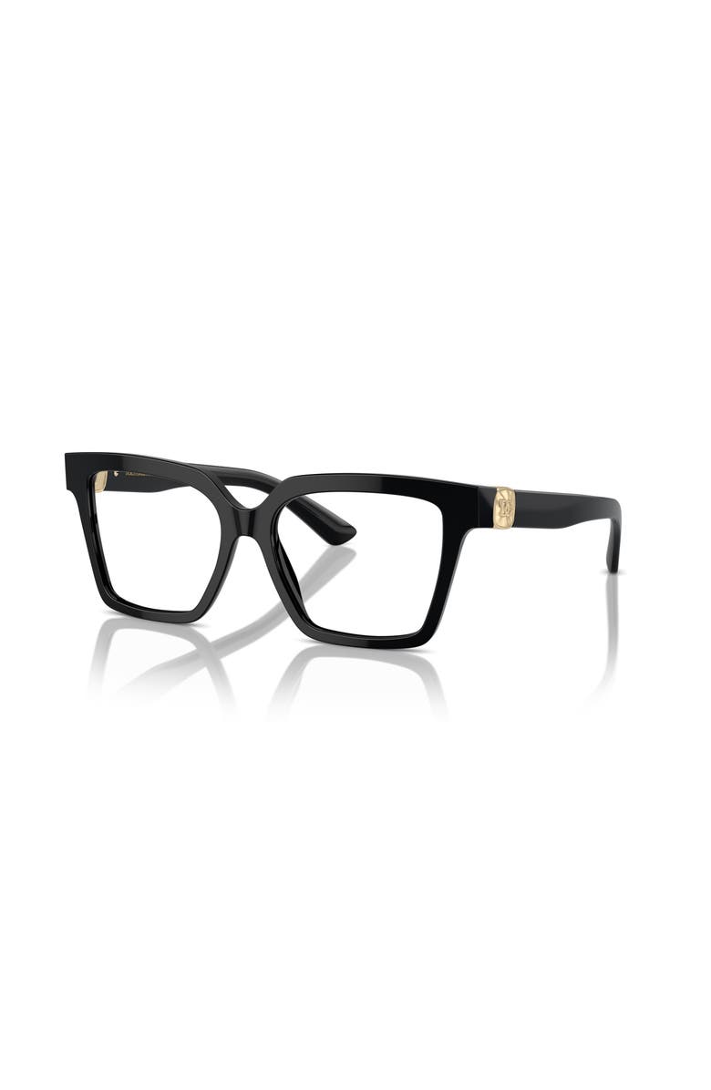 Dolce&Gabbana 53mm Square optical glasses, Main, color, Black