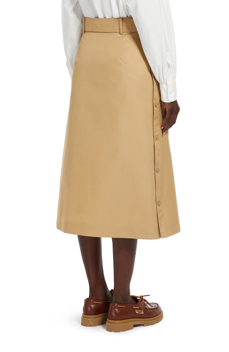 Weekend Max Mara Nebbia Belted Midi Skirt, Alternate, color,