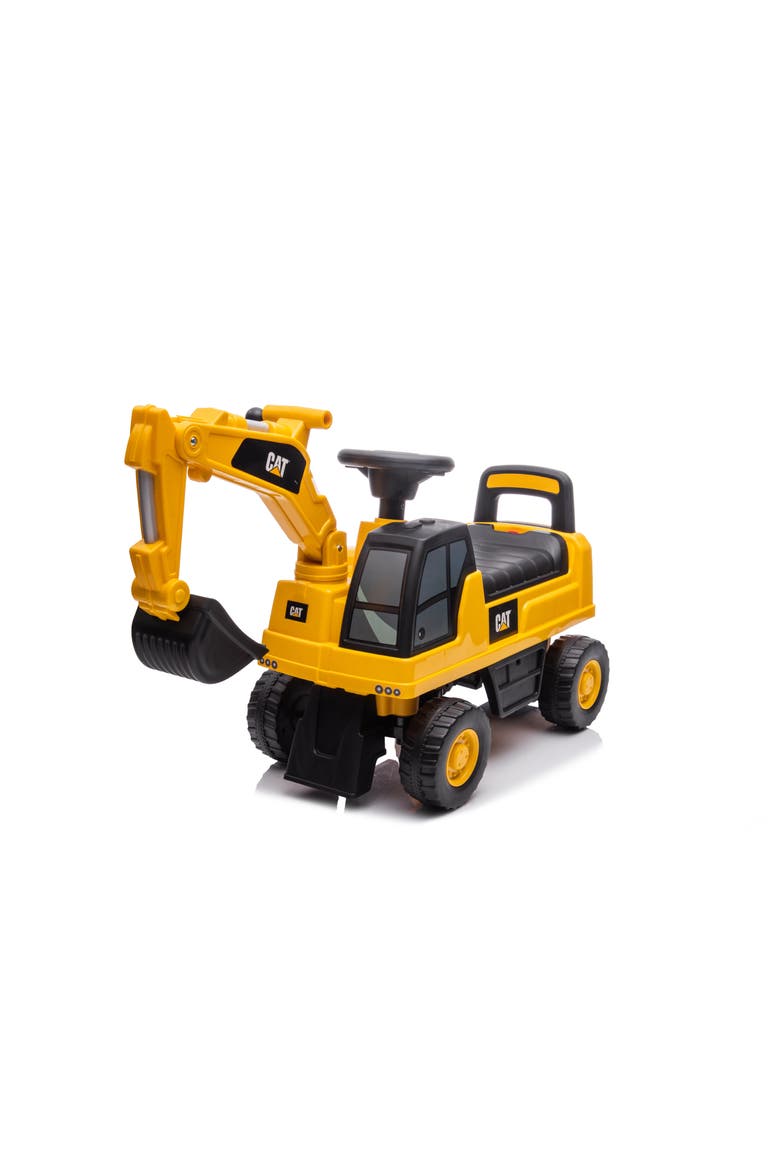 Caterpillar Foot to Floor Ride-On for Toddlers, Main, color, YELLOW